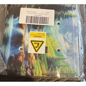 New Plastic Jumbo Double Blank Wall Outlet Cover Mountain Landscape
